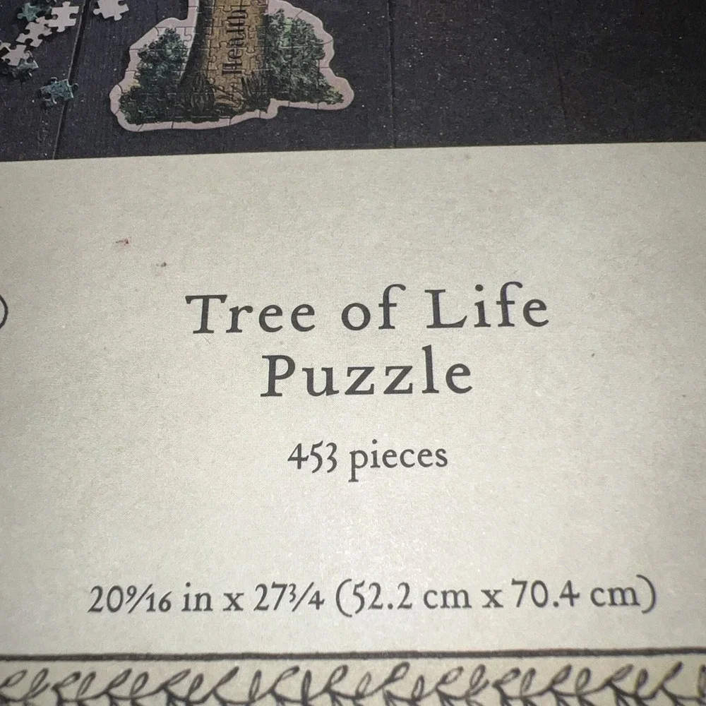 John Derian Target Tree of Life Shaped Puzzle 453pc New Sealed 2025